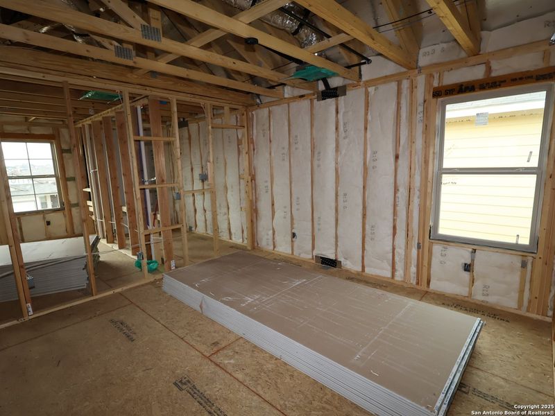 In-progress construction of a new home in Winding Brook, San Antonio, TX (Image 26).