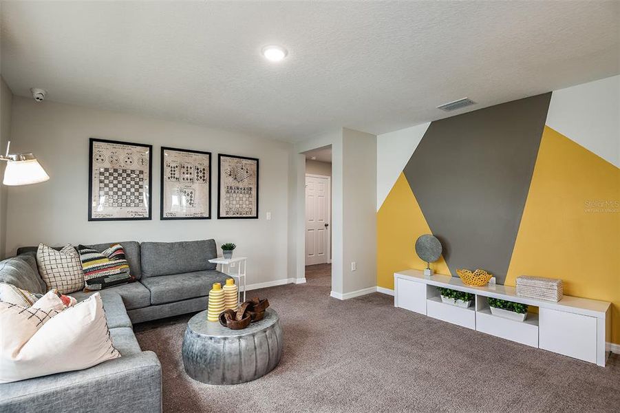 Furnished interior view inside a new home in Crosswinds, Haines City (Image 22).