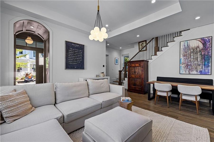 Furnished interior view inside a new home in , Chattahoochee Hills (Image 28).