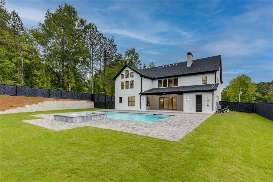 Exterior details and patio area of a home in , Bethlehem (Image 27). Exterior details and patio area of a home in , Bethlehem (Image 27).