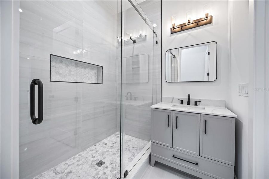 Furnished interior view inside a new home in , Tampa (Image 17).