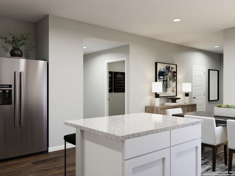 Furnished interior view inside a new home in Swenson Heights, Seguin (Image 9).