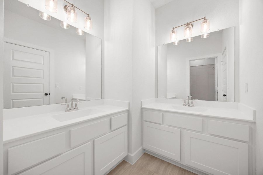 Furnished interior view inside a new home in Parmer Ranch - 40', Georgetown (Image 10). Furnished interior view inside a new home in Parmer Ranch - 40', Georgetown (Image 10).