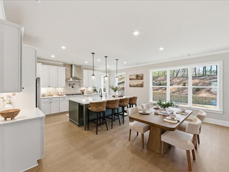Furnished interior view inside a new home in Ford Landing, Acworth (Image 17).