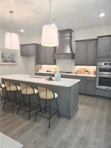 Furnished interior view inside a new home in Ashbury Commons, Powder Springs (Image 5).