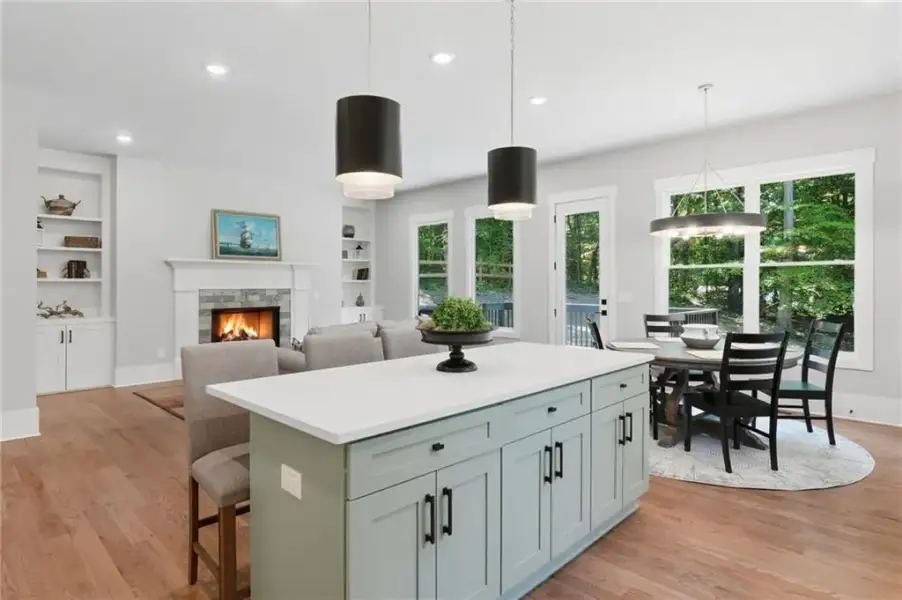 Furnished interior view inside a new home in , Canton (Image 43).