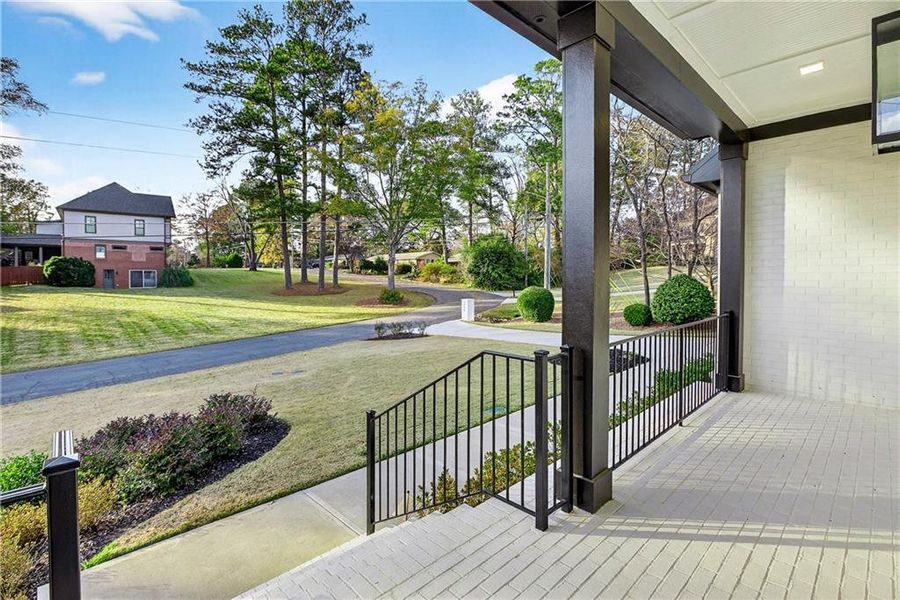 Exterior details and patio area of a home in , Marietta (Image 43).