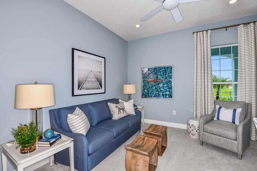 Furnished interior view inside a new home in Grand Palm, Venice (Image 13).