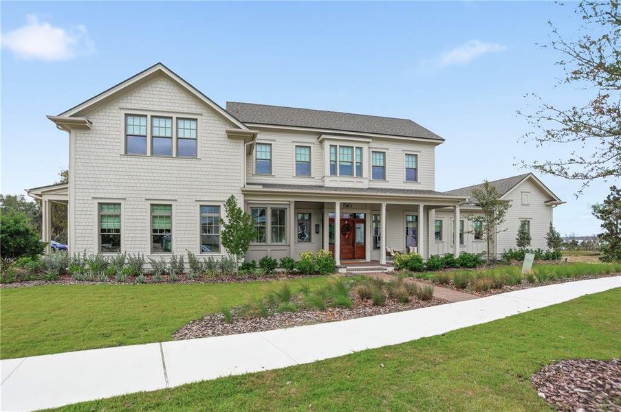 Front exterior of a new home in , Oakland, FL, highlighting curb appeal (Image 22).