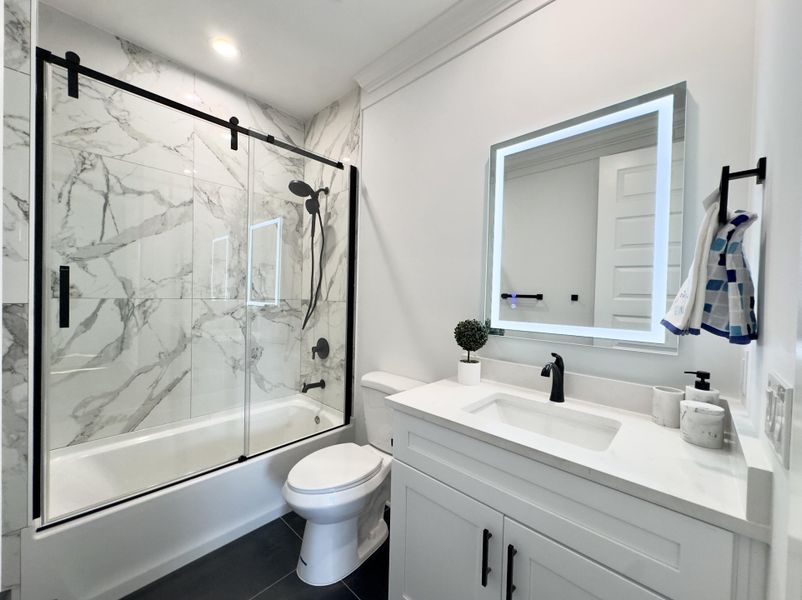 Furnished interior view inside a new home in , North Charleston (Image 10).