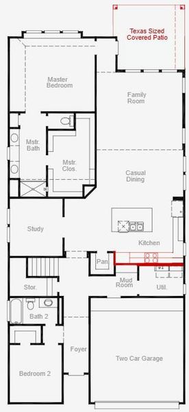 1st Floorplan - Representative Photo