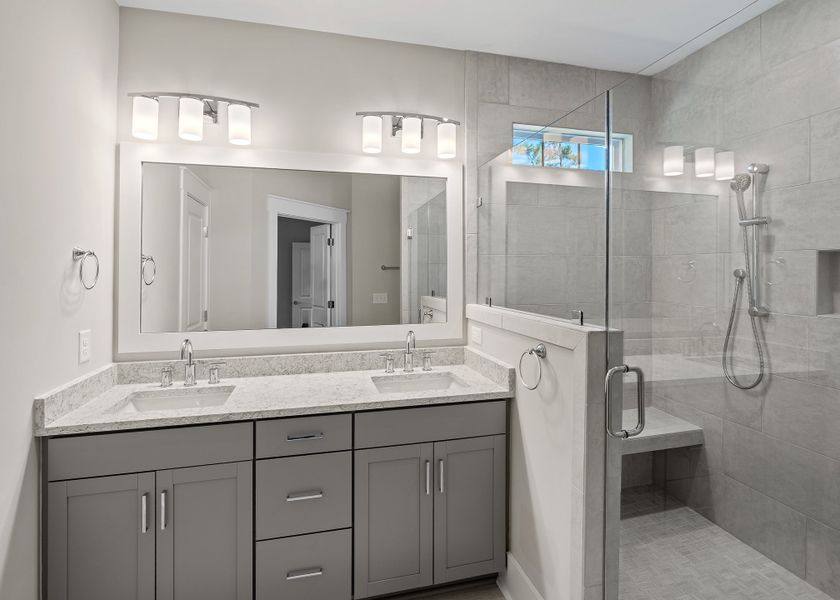 Representative furnished interior of a home built from the Birchwood by Bill Clark Homes in Osprey Landing, Southport (Image 9).