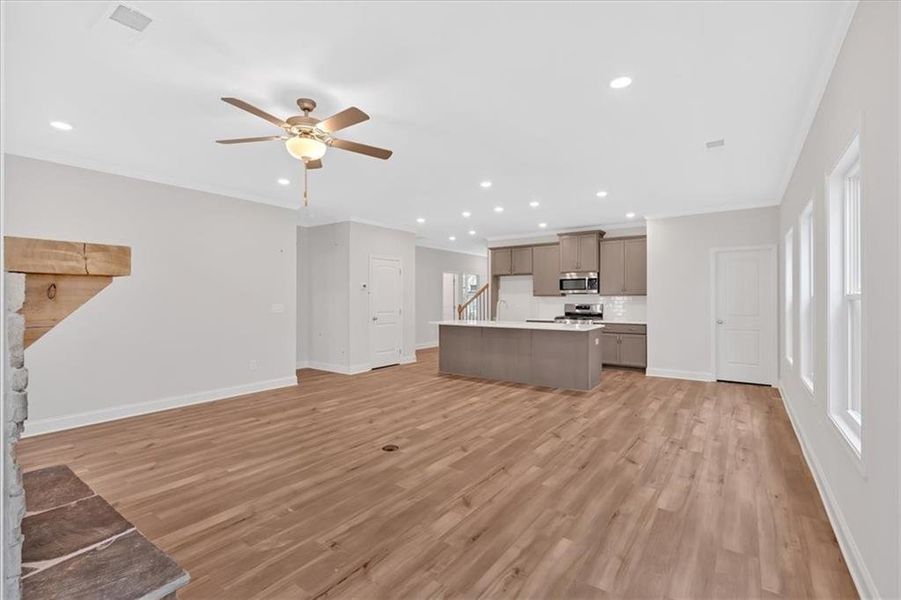 Furnished interior view inside a new home in Stratford at NatureWalk, Dallas (Image 10).