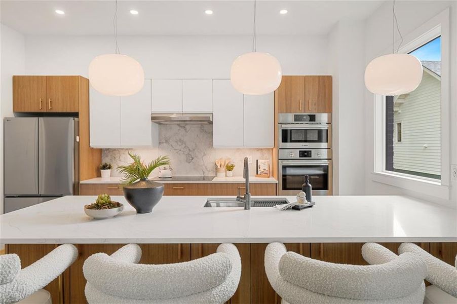 Furnished interior view inside a new home in , Atlanta (Image 49).