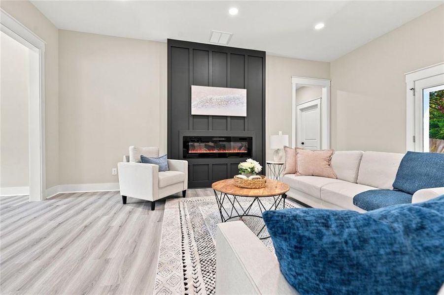 Furnished interior view inside a new home in , Douglasville (Image 40).