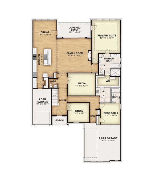 2D floor plan layout for the Edward- 70 ft Home Site by Rockwell Homes in Nelson Lake Estates, Rockwall, TX (Image 6). 2D floor plan layout for the Edward- 70 ft Home Site by Rockwell Homes in Nelson Lake Estates, Rockwall, TX (Image 6).