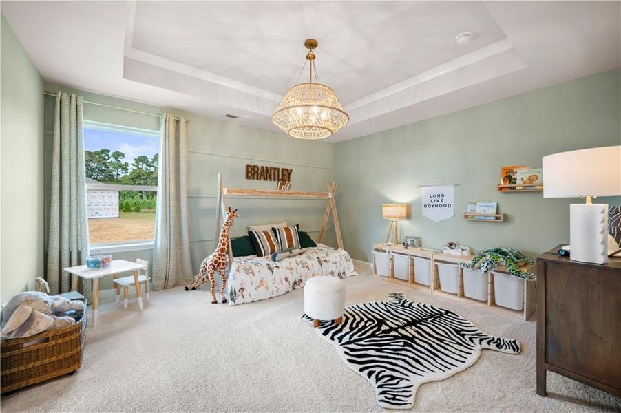 Furnished interior view inside a new home in Adagio, Dacula (Image 14).