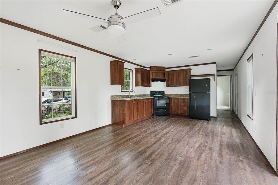Furnished interior view inside a new home in , Astor (Image 8).