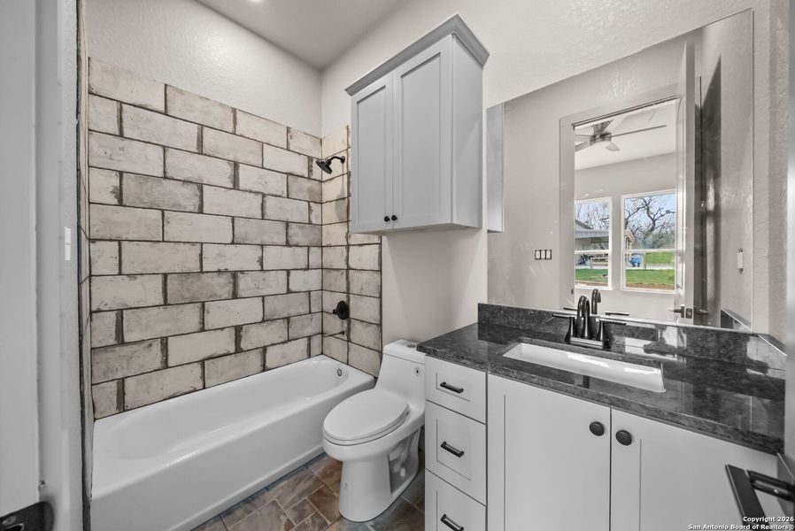 Furnished interior view inside a new home in , Adkins (Image 16).