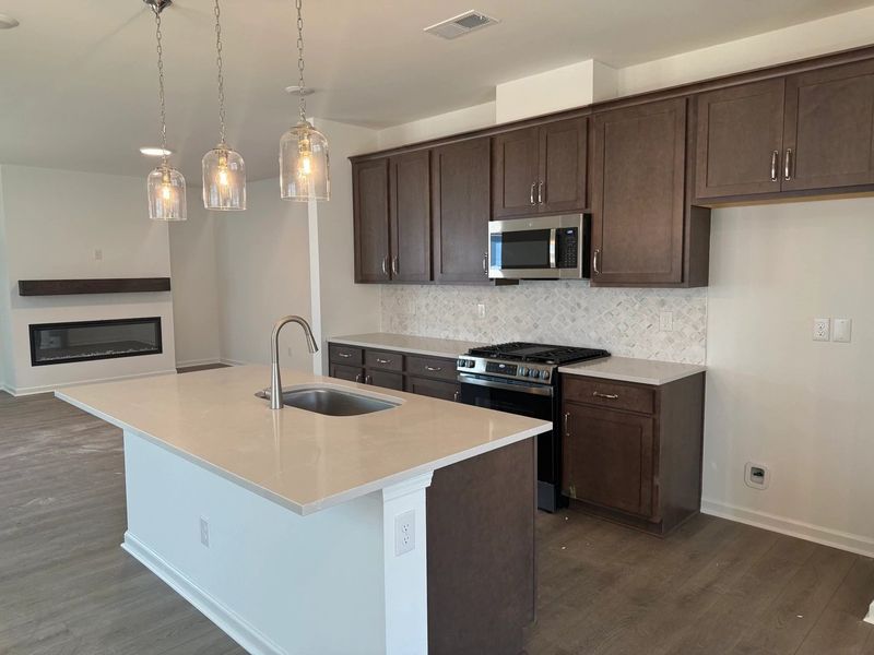 Furnished interior view inside a new home in The Point, Rolesville (Image 7). Furnished interior view inside a new home in The Point, Rolesville (Image 7).