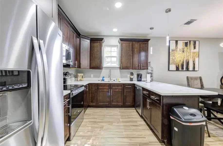 Furnished interior view inside a new home in , Houston (Image 4).