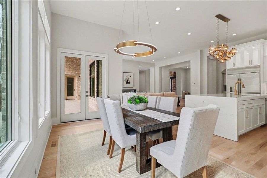 Furnished interior view inside a new home in , Alpharetta (Image 51).