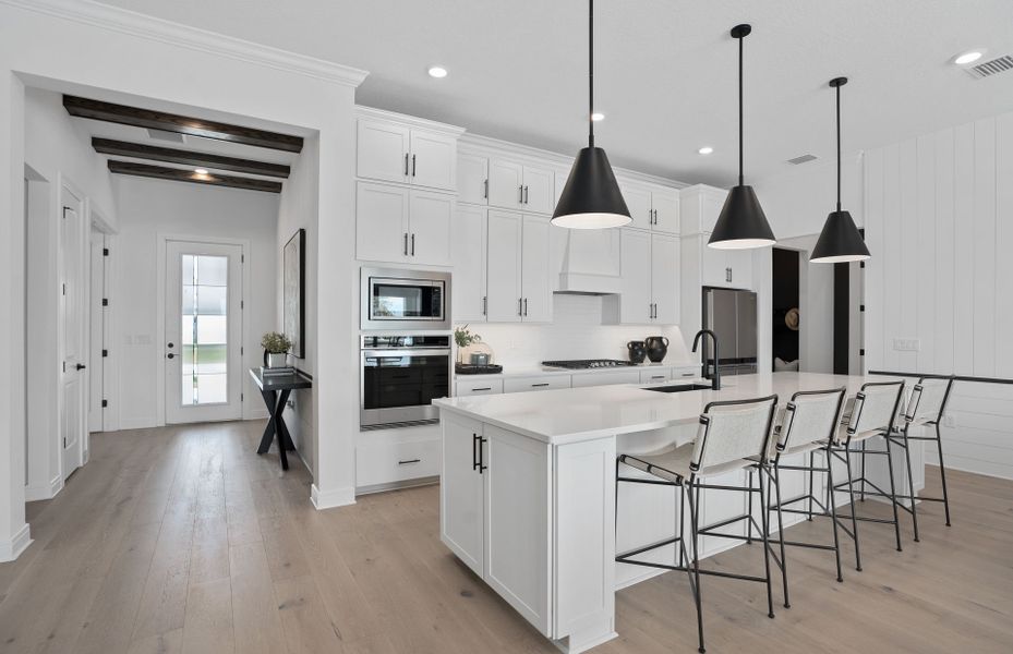 Furnished interior view inside a new home in Del Webb at Viera, Melbourne (Image 6).
