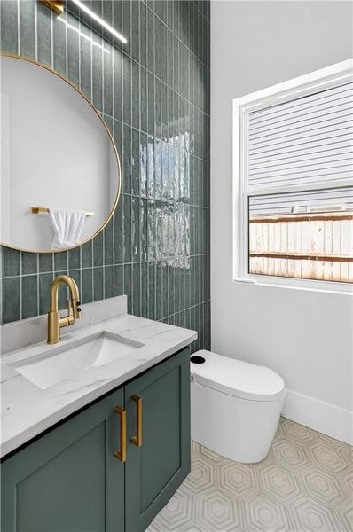 Furnished interior view inside a new home in , Atlanta (Image 15).