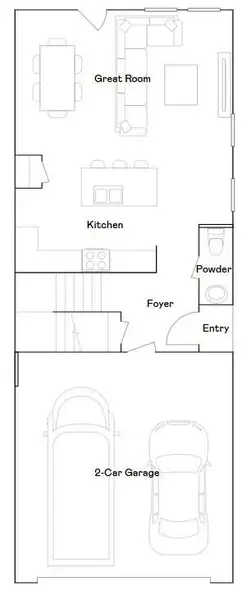 2D floor plan layout of this home in Sierra Vista, Rosharon, TX (Image 3).