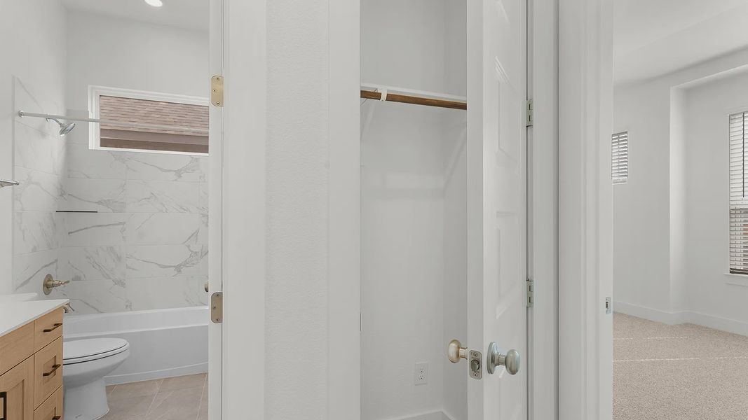 Furnished interior view inside a new home in Lariat, Liberty Hill (Image 5).