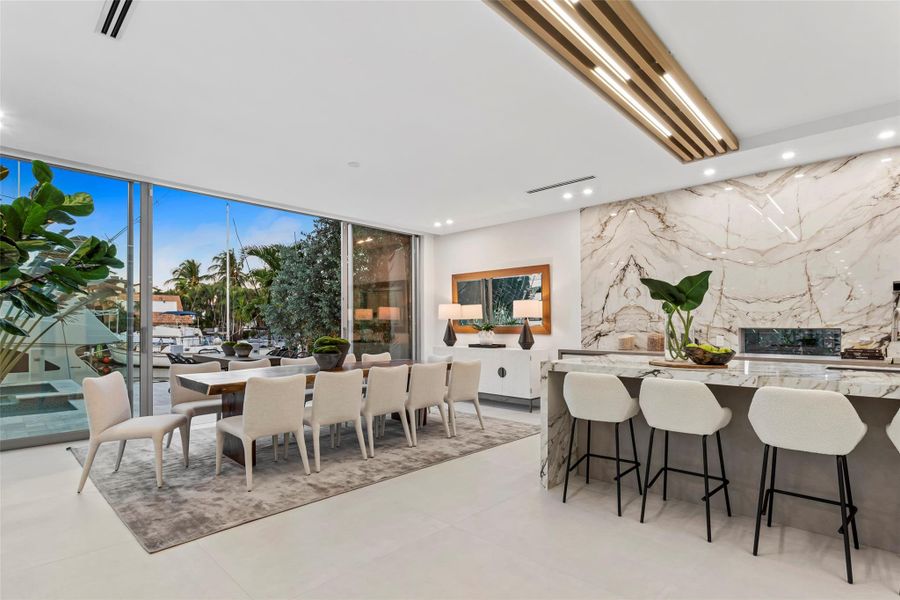 Furnished interior view inside a new home in , Fort Lauderdale (Image 18).