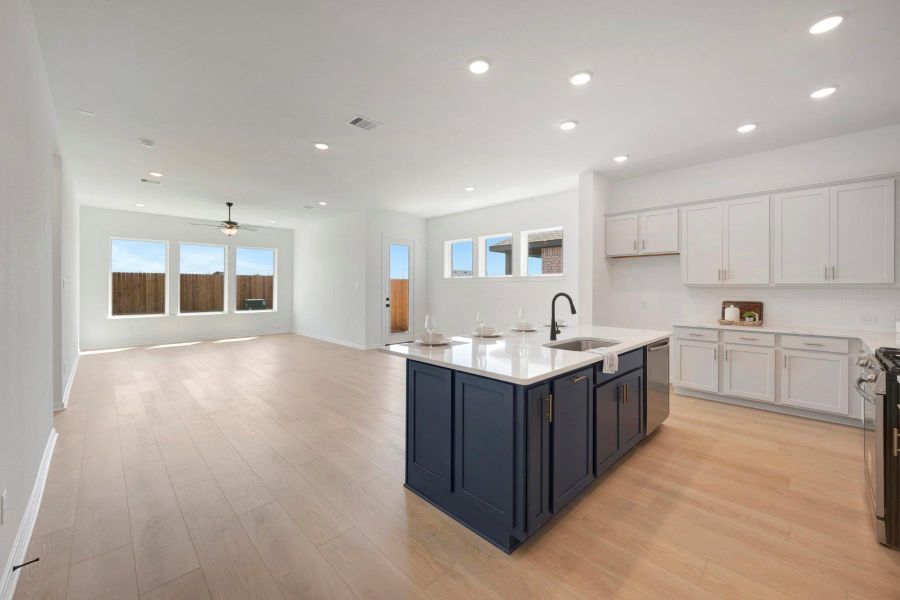 Furnished interior view inside a new home in Jordan Ranch - Terrace Collection, Fulshear (Image 6).