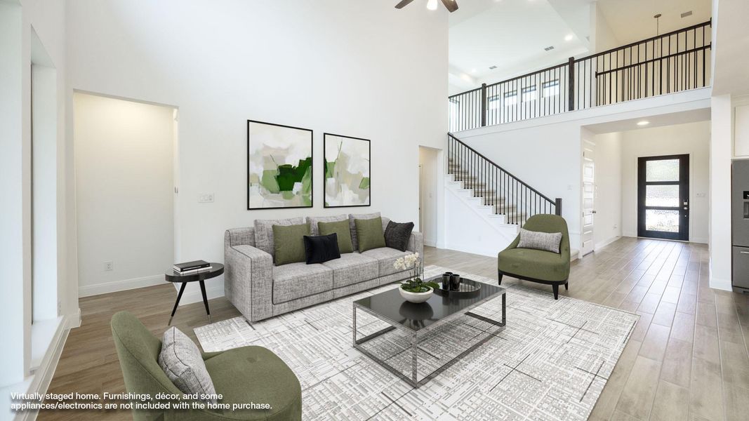 Furnished interior view inside a new home in Parkside On The River, Georgetown (Image 5).