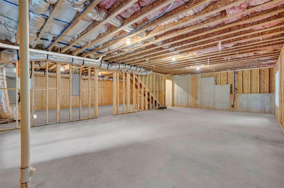 In-progress construction of a new home in , Monroe, GA (Image 57).