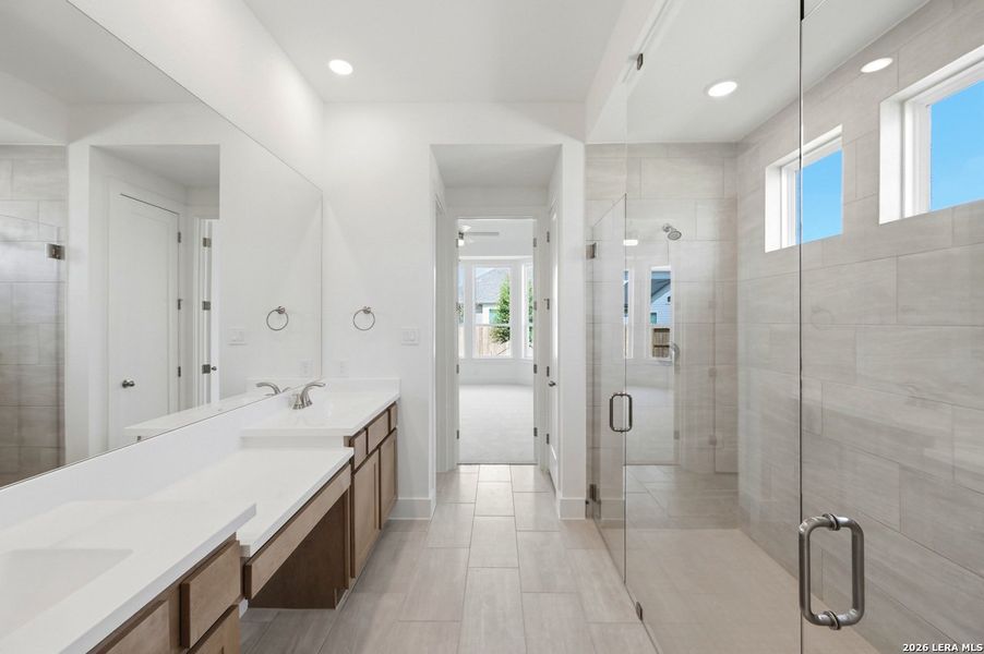 Furnished interior view inside a new home in Prominence, San Antonio (Image 9).