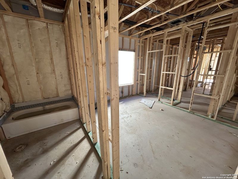 In-progress construction of a new home in Meadows at Hennersby Hollow 40's, San Antonio, TX (Image 10). In-progress construction of a new home in Meadows at Hennersby Hollow 40's, San Antonio, TX (Image 10).