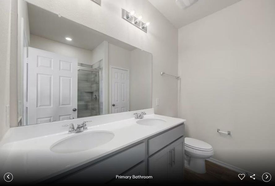 Interior photos- Photo of Pulte model home with same floor plan, not of actual home listed.