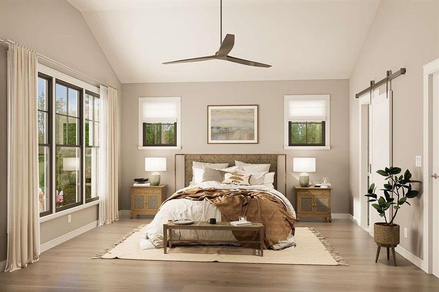 Furnished interior view inside a new home in Echo Grove, Poolville (Image 8).