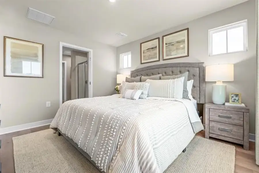 Furnished interior view inside a new home in Reidville Villas, Reidville (Image 27).