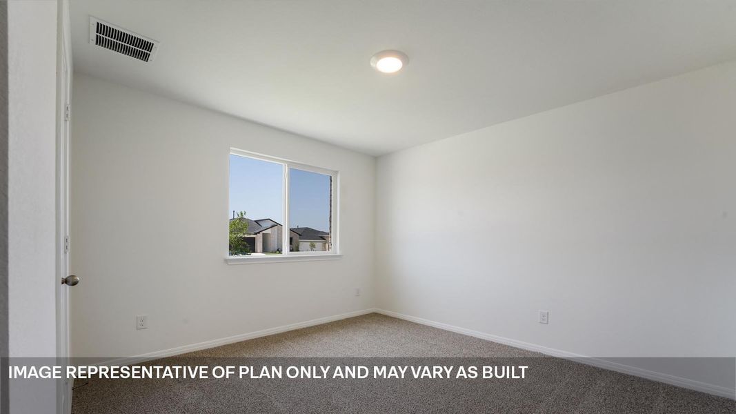 Spacious, unfurnished interior of a new home in Trails at Wildhorse, Austin (Image 19).