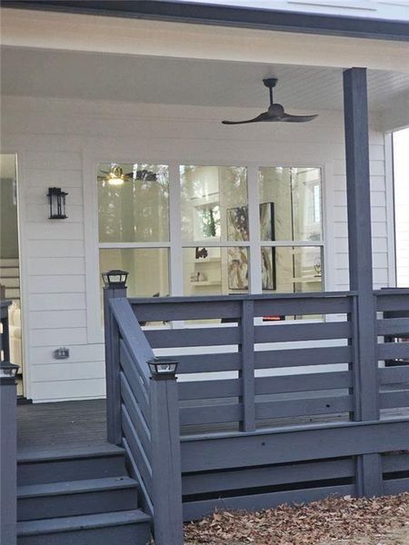 Exterior details and patio area of a home in , Scottdale (Image 3).