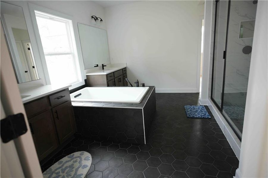 Furnished interior view inside a new home in , Cumming (Image 13).