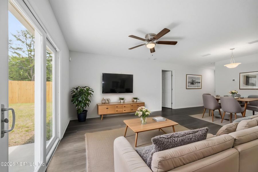 Furnished interior view inside a new home in , Jacksonville (Image 12).