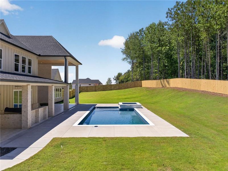 Exterior details and patio area of a home in , Dacula (Image 51).