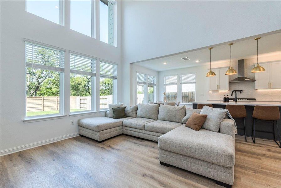 Furnished interior view inside a new home in , Kyle (Image 8).