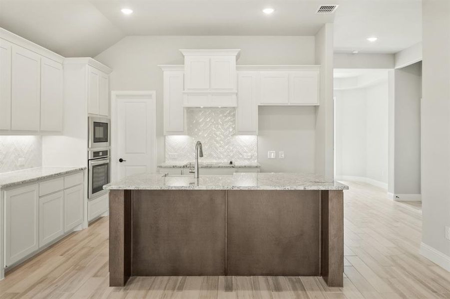 Furnished interior view inside a new home in The Retreat at North Grove 60, Waxahachie (Image 5).