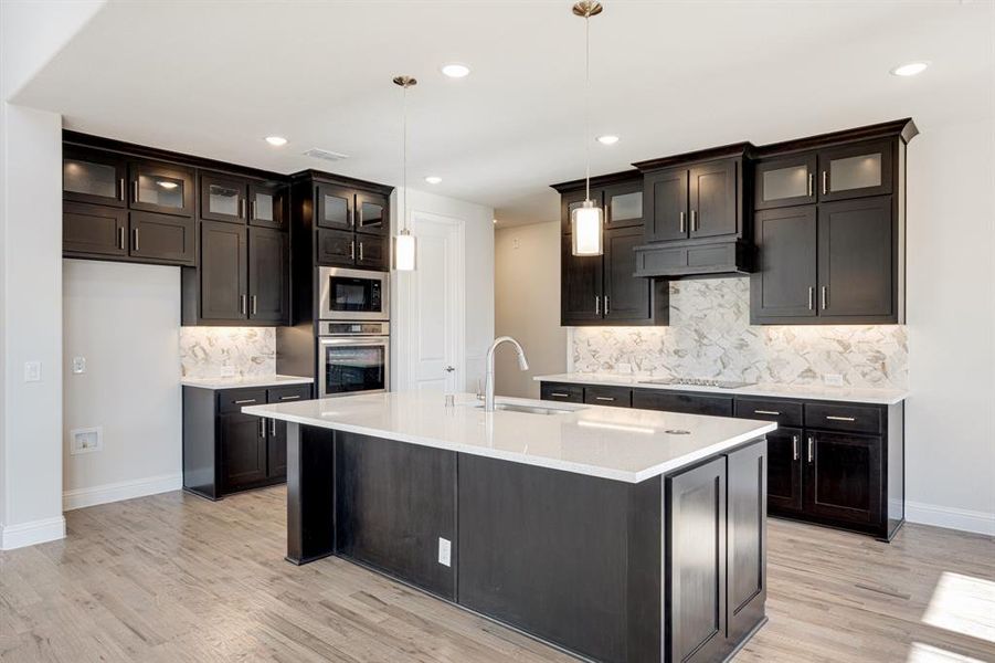 Furnished interior view inside a new home in Hayes Crossing, Midlothian (Image 7).