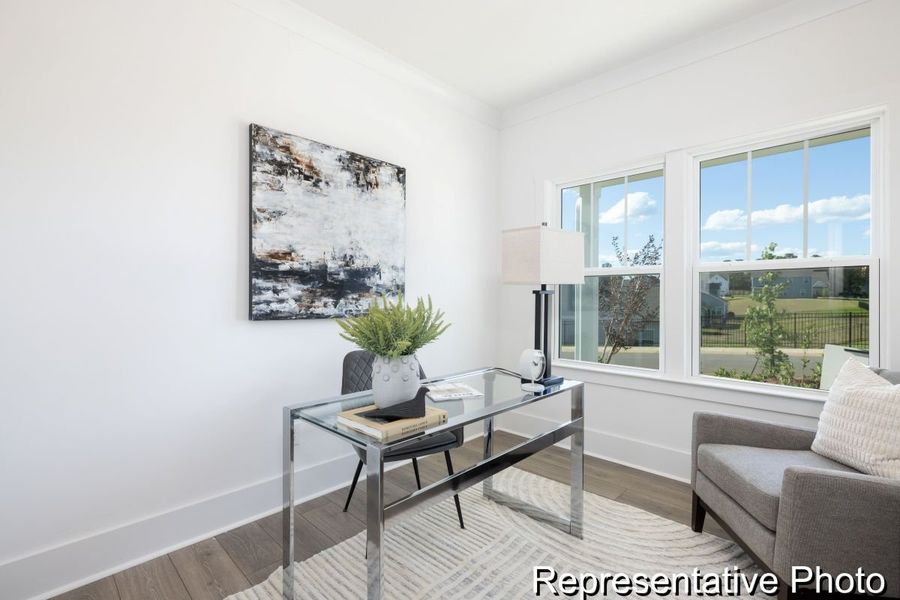 Furnished interior view inside a new home in River Rock, Winston-Salem (Image 13).