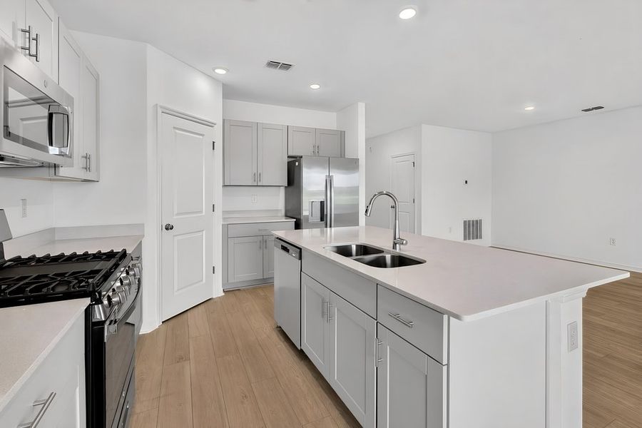 Representative furnished interior of a home built from the Goldfinch by Taylor Morrison in Westview Community Group Page, Kissimmee (Image 6).