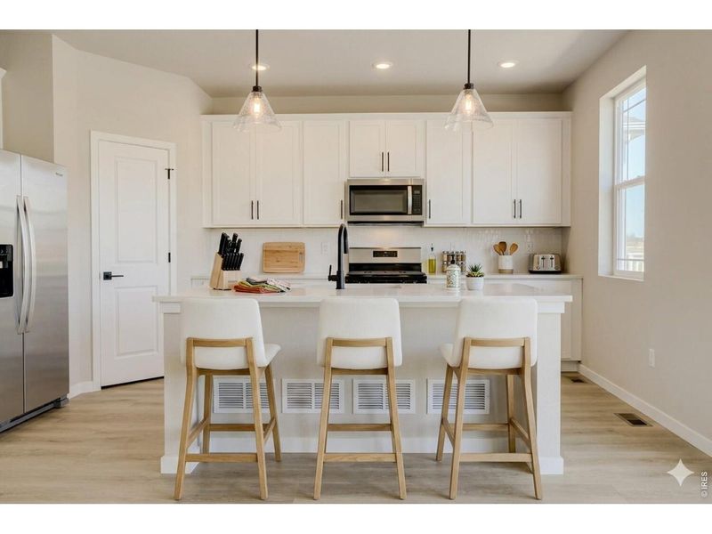 Furnished interior view inside a new home in Country Club Reserve, Fort Collins (Image 13).
